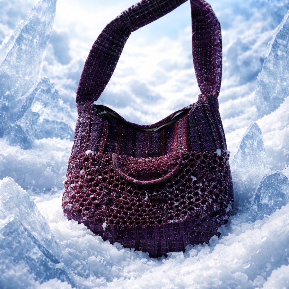 Hobo boho Crossbody Elegant Purple Women's Bag purse